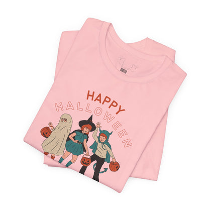 Happy Halloween Trick or Treat Vintage Vibe Tee – Bella+Canvas 3001