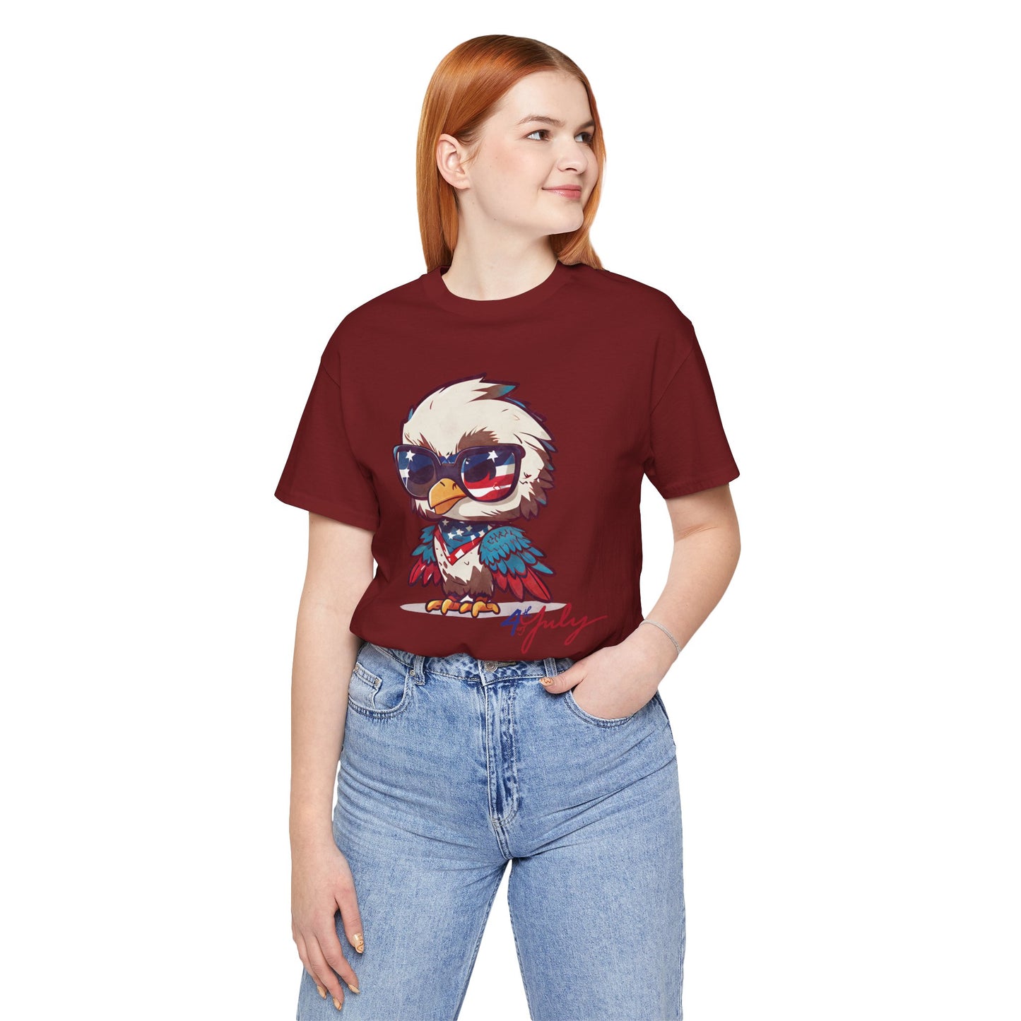 Cool Patriot Eagle Tee – Unisex Bella+Canvas Jersey - 4th of July T-shirt