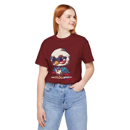 Cool Patriot Eagle Tee – Unisex Bella+Canvas Jersey - 4th of July T-shirt