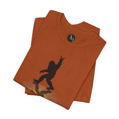 Rocking Bigfoot Unisex Bella+Canvas Jersey Tee - Fun Graphic Shirt for Nature & Cryptid Lovers