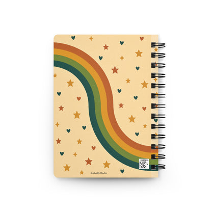 Teacher Mode Spiral Notebook – Retro Rainbow Teacher Gift – All Day Every Day – Back to School Journal – Cute Teacher Stationery