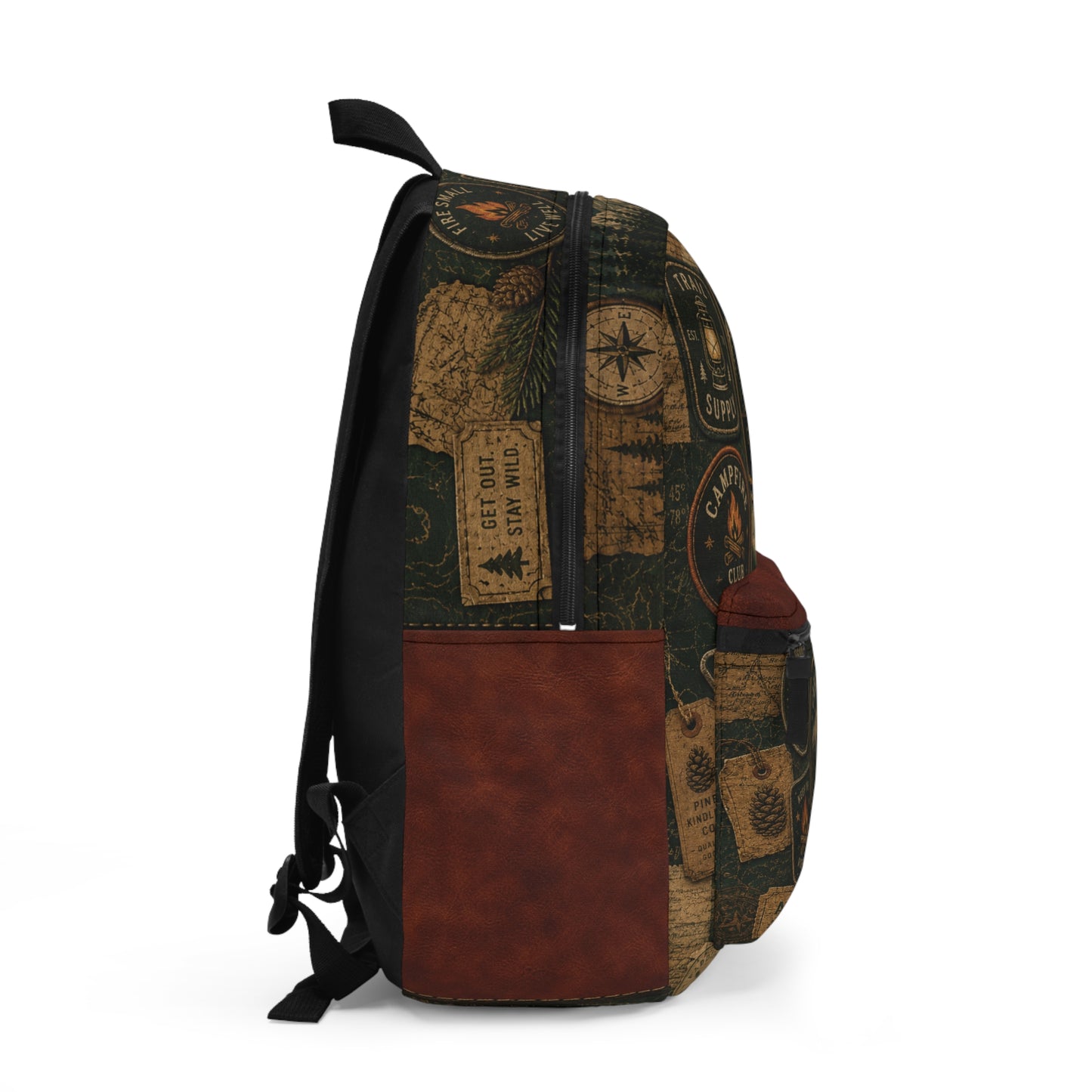 Vintage Style Cabin Wilderness Backpack