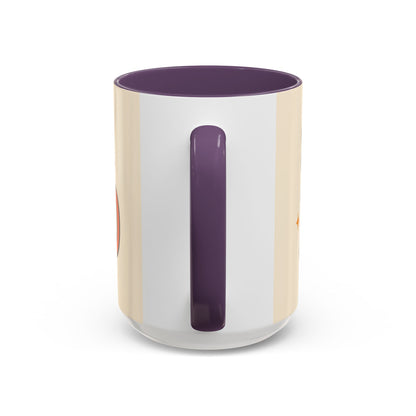 Study Fuel Color Accent Mug (11oz/15oz) – Retro Teacher/Student Coffee Cup • Back to School • Durable Ceramic