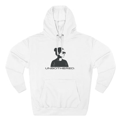 UNBOTHERED Hoodie | Minimalist Silhouette Graphic Unisex Pullover