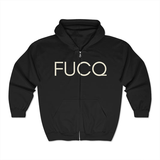 Funny Statement Zip Hoodie for Casual Vibes, Unisex Fashion, Gift for Friends, Weekend Wear, Unique Humor Apparel
