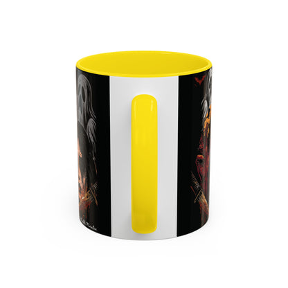 Horror Coffee Mug – Zombie Graveyard Halloween Design – 11oz & 15oz Ceramic – Creepy Goth Kitchen Decor
