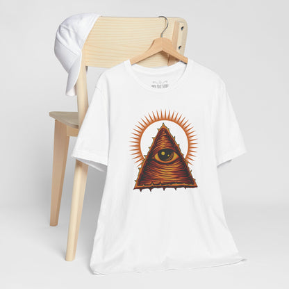 👁️ Mystical Eye Graphic Tee T-Shirt – Unisex Boho Style Streetwear