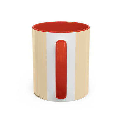 Teacher Mode – Color Accent Mug (11oz/15oz) • Rainbow Heart • Teacher Gift • Dishwasher & Microwave Safe