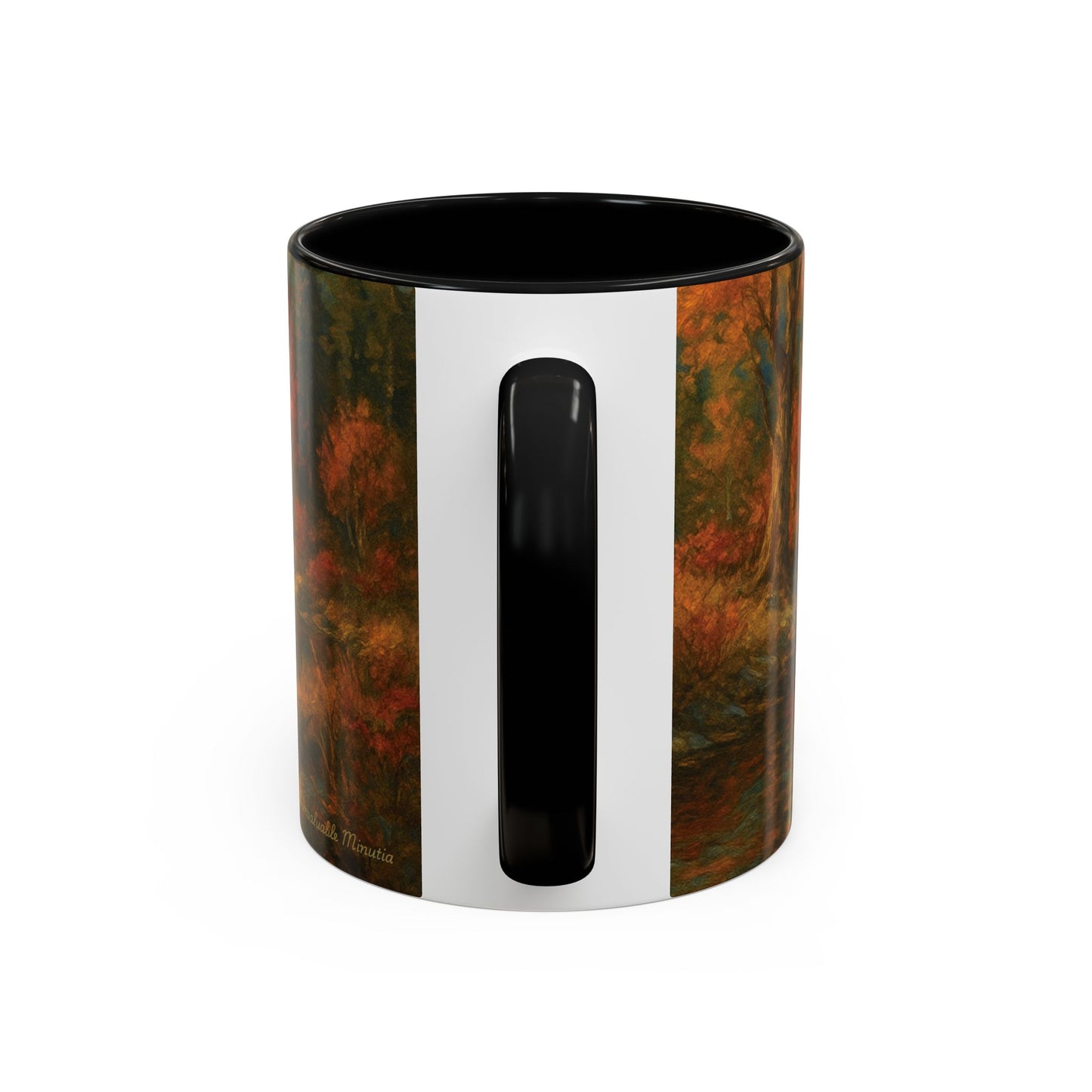 Bigfoot River Scene Mug | Autumn Wilderness Accent Coffee Mug (11oz/15oz)