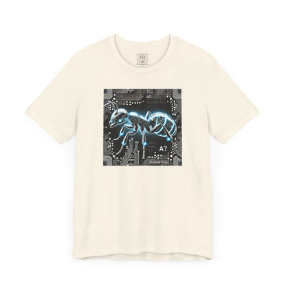 Futuristic Tech Ant Graphic Tee - Unisex Short Sleeve Jersey Shirt Techcore Tee