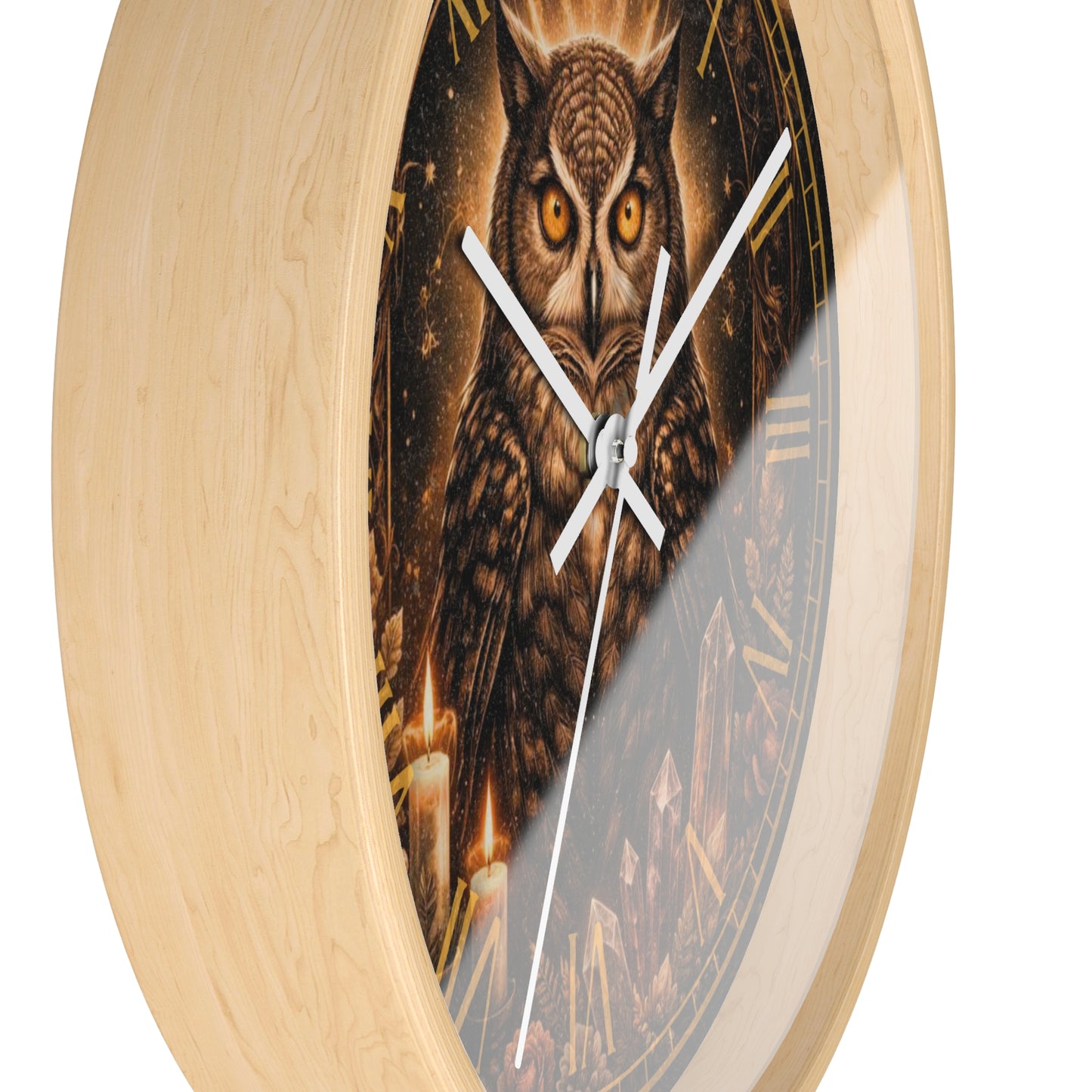 Mystic Owl 10" Premium Wall Clock