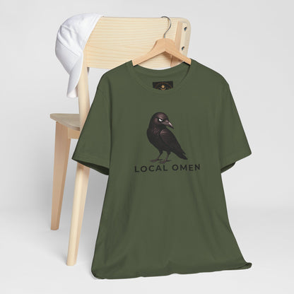 Local Omen Raven Graphic Tee | Crow Illustration T-Shirt