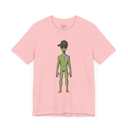 Alien Graphic Tee, Fun T-Shirt for Sci-Fi Lovers, Unisex Casual Wear, Great for Festivals, Gifts for Nerds, Everyday Comfort