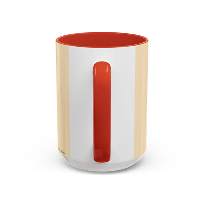 Teacher Mode – Color Accent Mug (11oz/15oz) • Rainbow Heart • Teacher Gift • Dishwasher & Microwave Safe