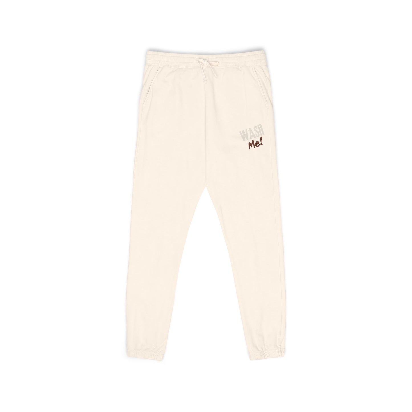 Wash Me! Funny Graphic — Unisex Garment-Dyed Fleece Sweatpants (Comfort Colors® 1469) | Invaluable Minutia