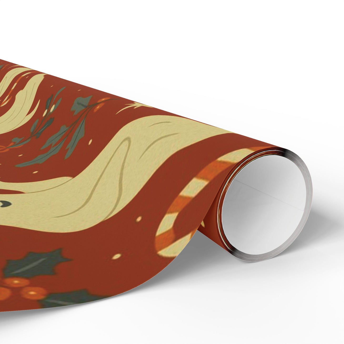Vintage Holiday Ghosties - Luxury Holiday Wrapping Paper, Victorian Ghost Gift Wrap, 30" Roll (Matte/Gloss)
