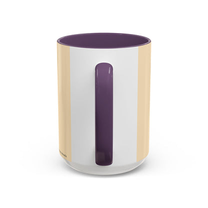 Teacher Mode – Color Accent Mug (11oz/15oz) • Rainbow Heart • Teacher Gift • Dishwasher & Microwave Safe