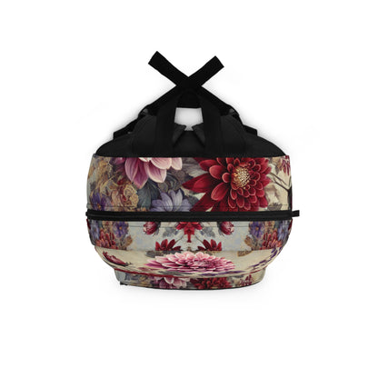 Deadly Dahlia – Vintage Floral AOP Backpack