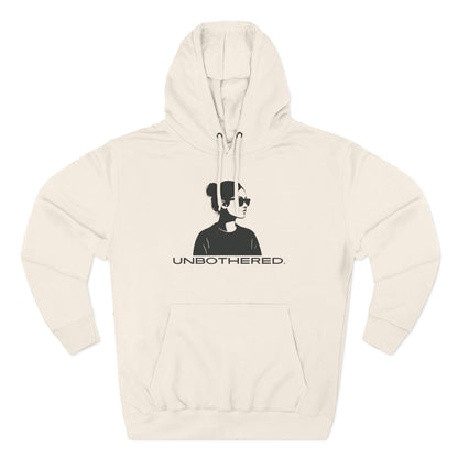 UNBOTHERED Hoodie | Minimalist Silhouette Graphic Unisex Pullover