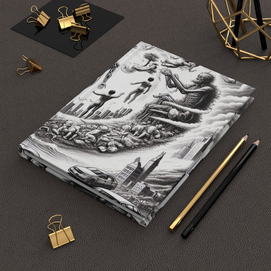 Cycle of Becoming — Premium Matte Hardcover Journal (5.75" x 8")