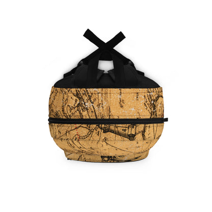 “Old World Explorer” – Vintage Map Backpack