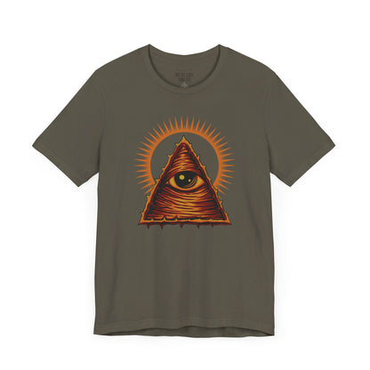 👁️ Mystical Eye Graphic Tee T-Shirt – Unisex Boho Style Streetwear
