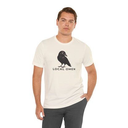 Local Omen Raven Graphic Tee | Crow Illustration T-Shirt