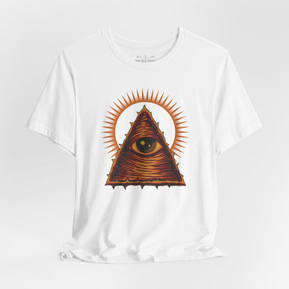 👁️ Mystical Eye Graphic Tee T-Shirt – Unisex Boho Style Streetwear