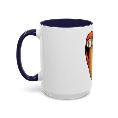 🔥💋 Pride Tongue Ceramic Mug – Rainbow Tongue Vibes 🌈✨