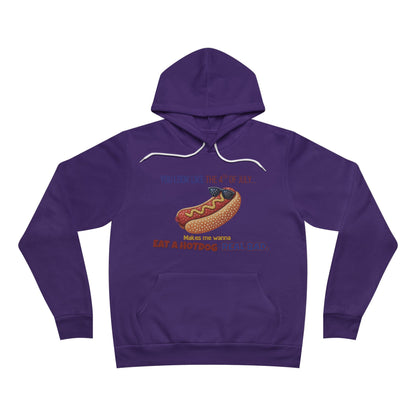 You Look Like the 4th of July – Funny Hot Dog Hoodie, Patriotic Meme Apparel, Soft Bella+Canvas 3719