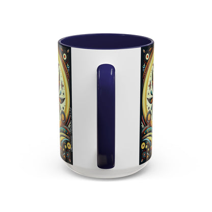 ☕️ Accent Coffee Mug (11, 15oz) – Beautiful Boho Style Graphic 🌿