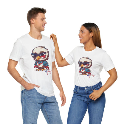Cool Patriot Eagle Tee – Unisex Bella+Canvas Jersey - 4th of July T-shirt
