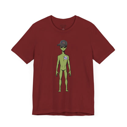 Alien Graphic Tee, Fun T-Shirt for Sci-Fi Lovers, Unisex Casual Wear, Great for Festivals, Gifts for Nerds, Everyday Comfort