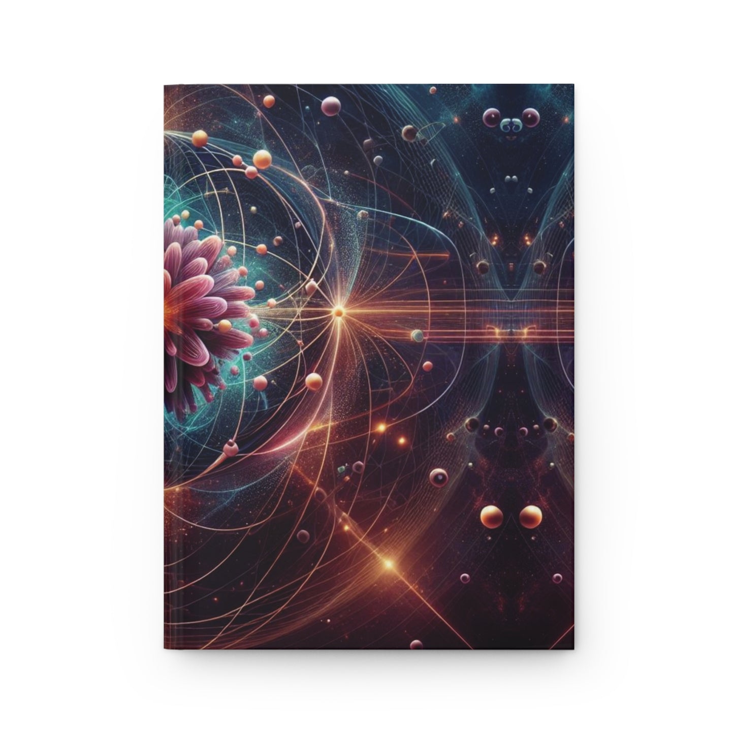 Quantum Bloom "The God Particle" — Premium Matte Hardcover Journal (5.75" x 8")