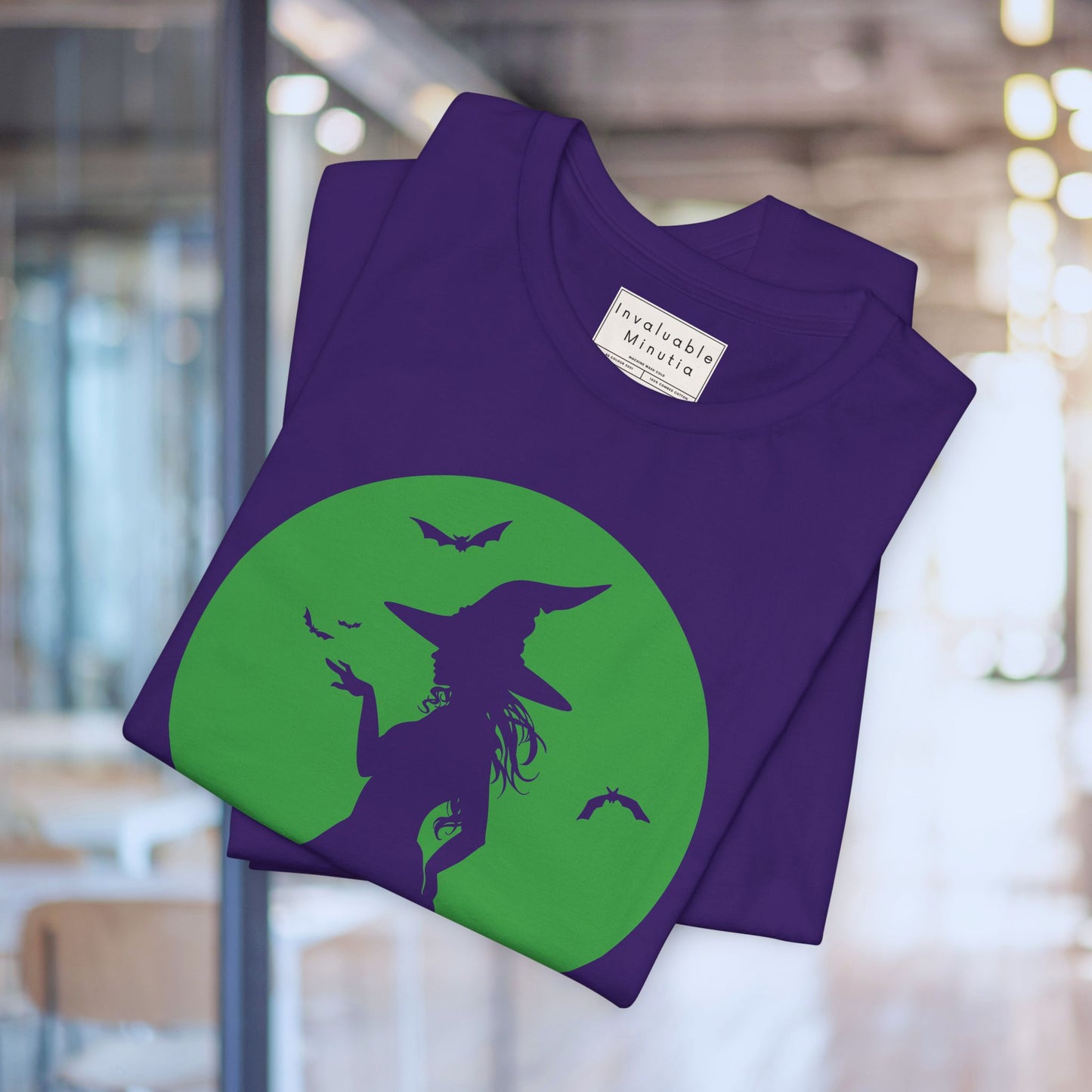 "ENCHANTED AF" Witch Tee | Bella+Canvas 3001 Halloween Unisex T-Shirt