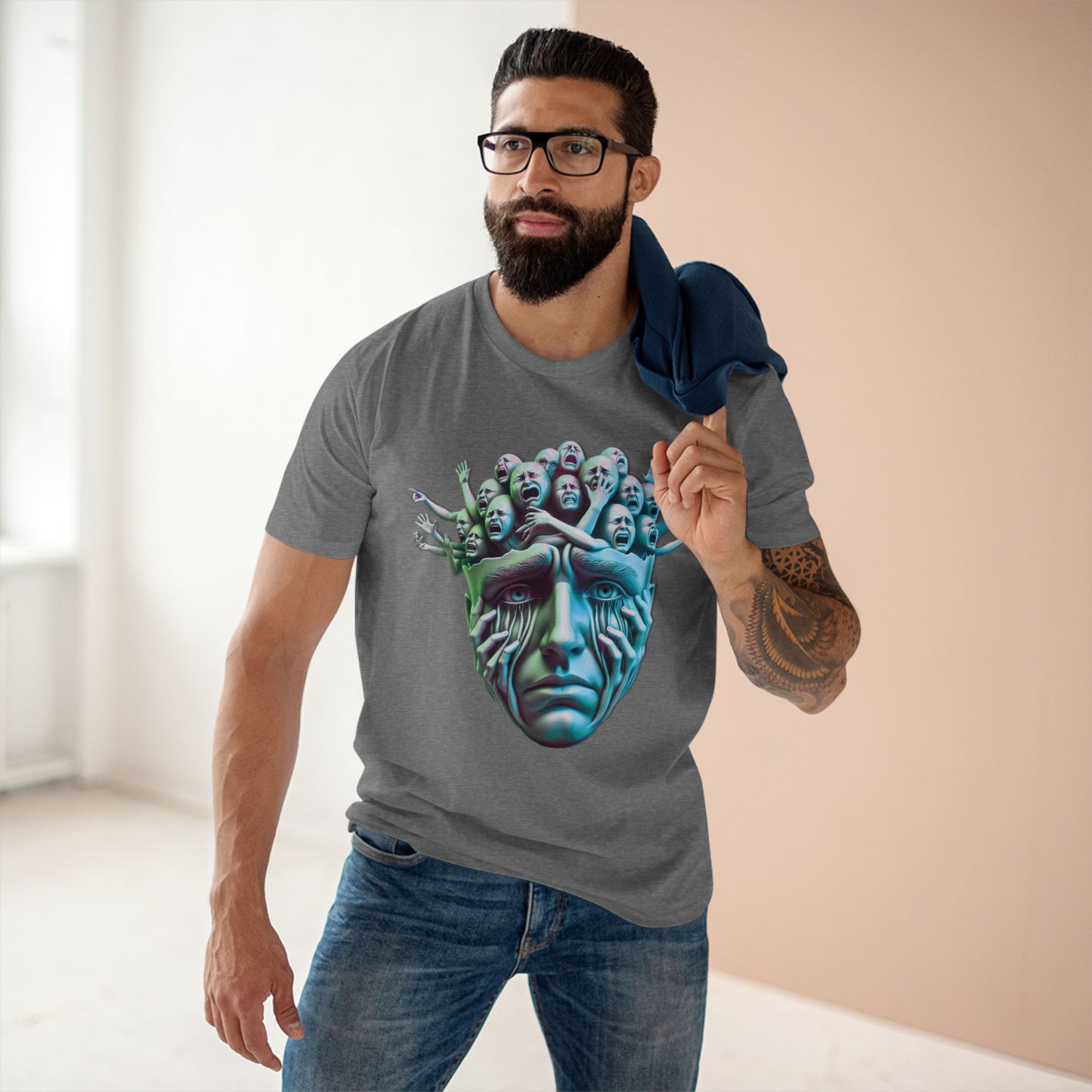 "Known." Mental Health, ADHD, Anxiety, Depression Expression | Premium AS Colour 5001 Tee - Surrealist Boutique Drop