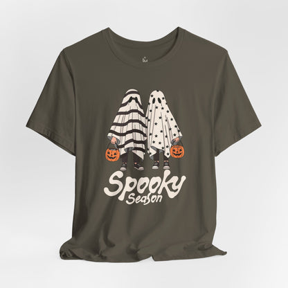 Spooky Season Ghosts - Halloween Bella+Canvas Graphic Tee