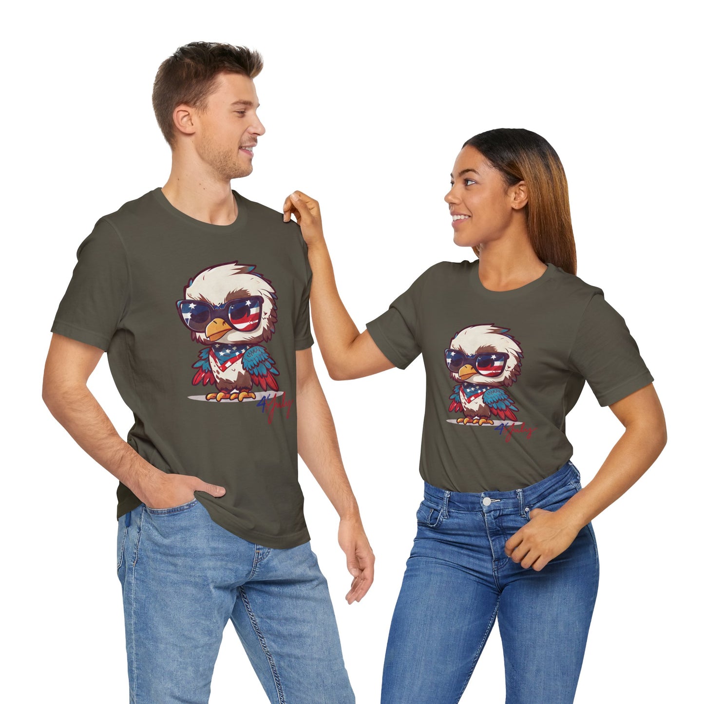 Cool Patriot Eagle Tee – Unisex Bella+Canvas Jersey - 4th of July T-shirt
