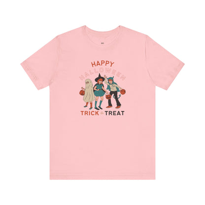 Happy Halloween Trick or Treat Vintage Vibe Tee – Bella+Canvas 3001