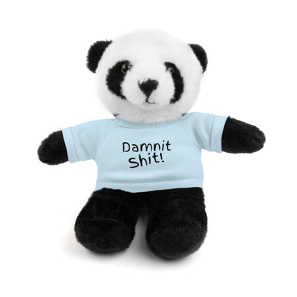 8" Funny Stuffed Animal Gift for Adults, Cute Plush Toy, Humor Bear, Sarcastic Gifts, Quirky Decor, Comfort Toy with Quote