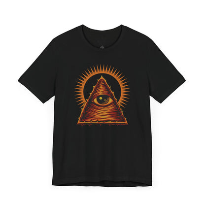 👁️ Mystical Eye Graphic Tee T-Shirt – Unisex Boho Style Streetwear