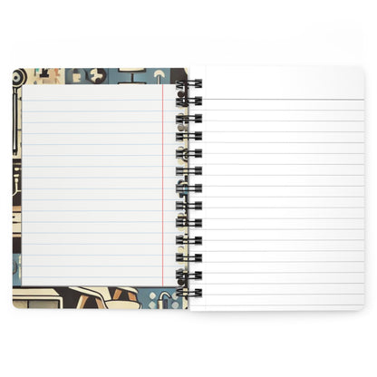 Spiral Bound Journal - Retro Revival Design