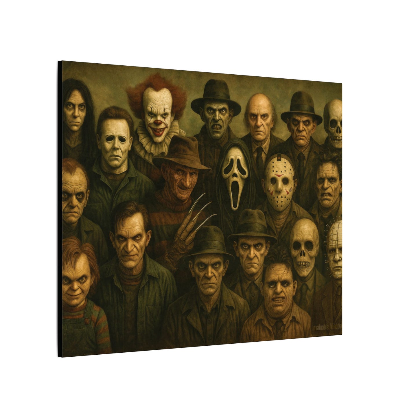 "The Crew" – Horror Legends Matte Canvas Print