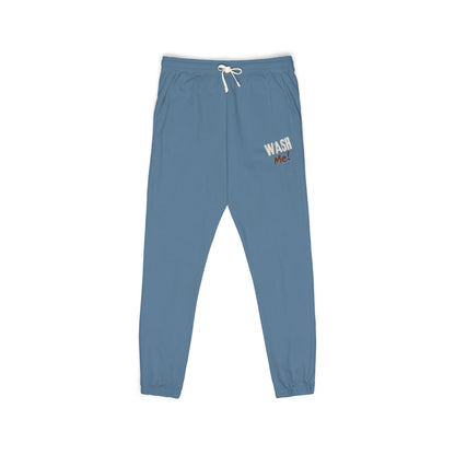 Wash Me! Funny Graphic — Unisex Garment-Dyed Fleece Sweatpants (Comfort Colors® 1469) | Invaluable Minutia