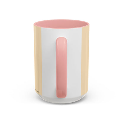 Teacher Mode – Color Accent Mug (11oz/15oz) • Rainbow Heart • Teacher Gift • Dishwasher & Microwave Safe