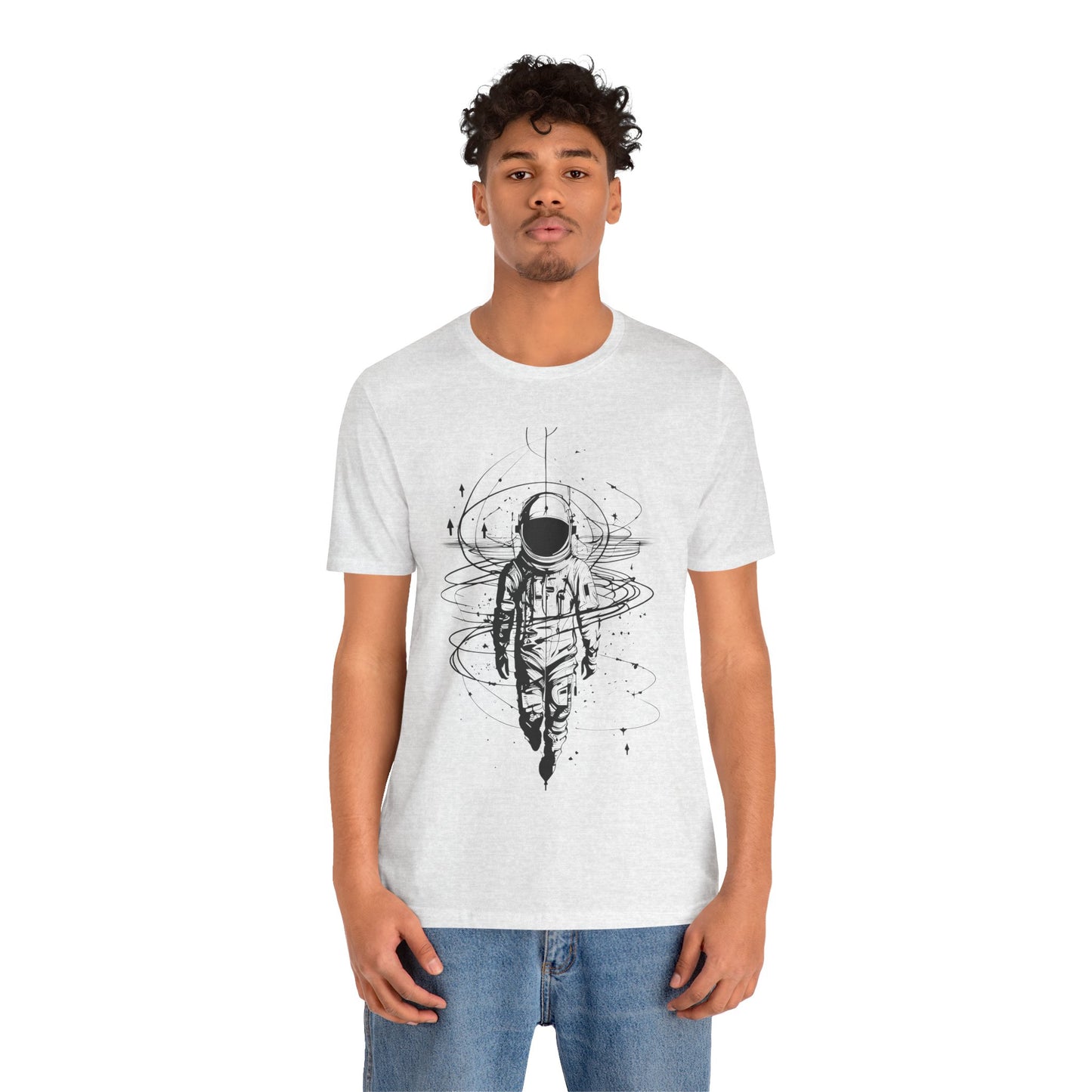 Cosmic Astronaut T-Shirt, Graphic Tee, Space Lover Gift, Unisex Casual Wear, Outer Space Clothing, Astronomy Fan Apparel