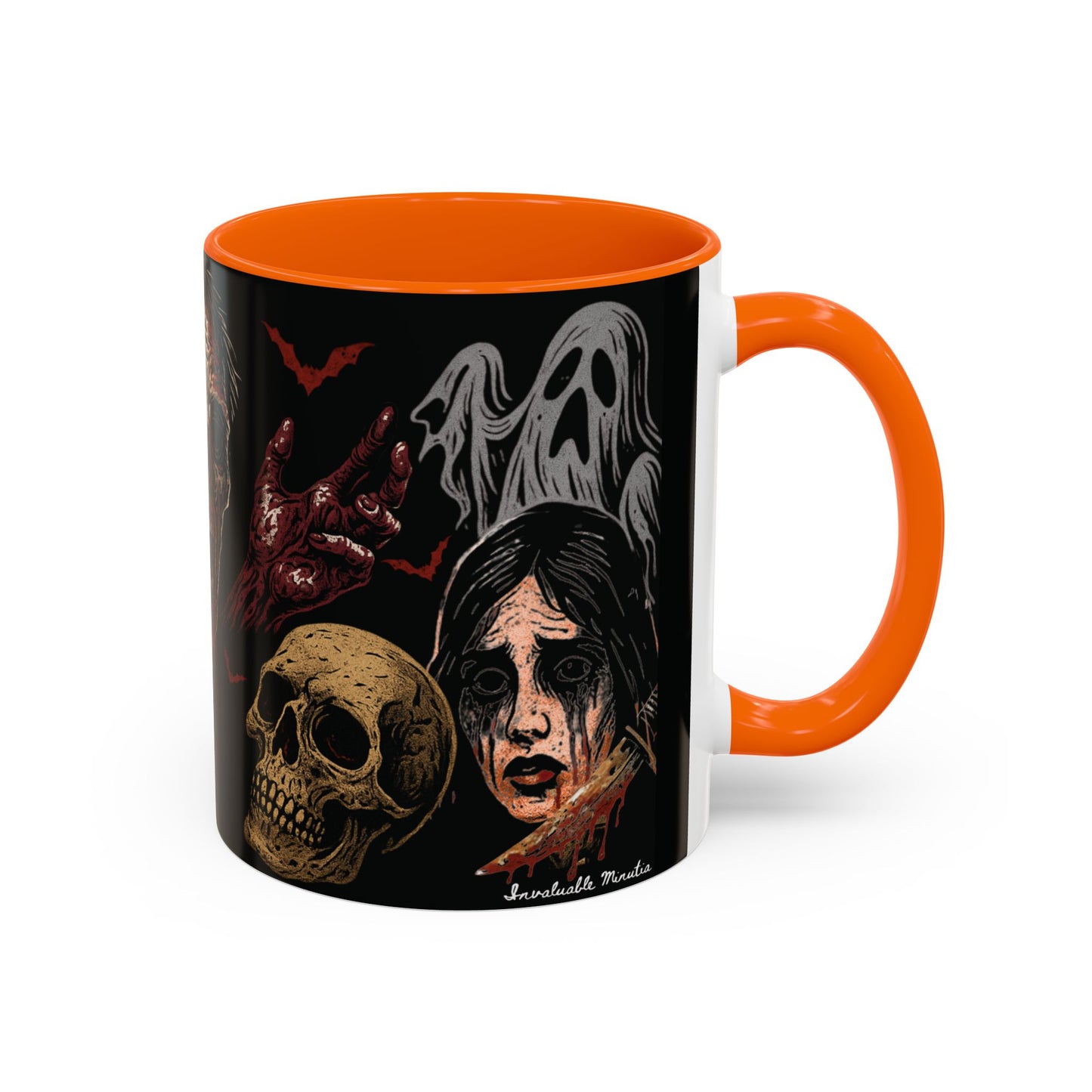 Horror Coffee Mug – Zombie Graveyard Halloween Design – 11oz & 15oz Ceramic – Creepy Goth Kitchen Decor