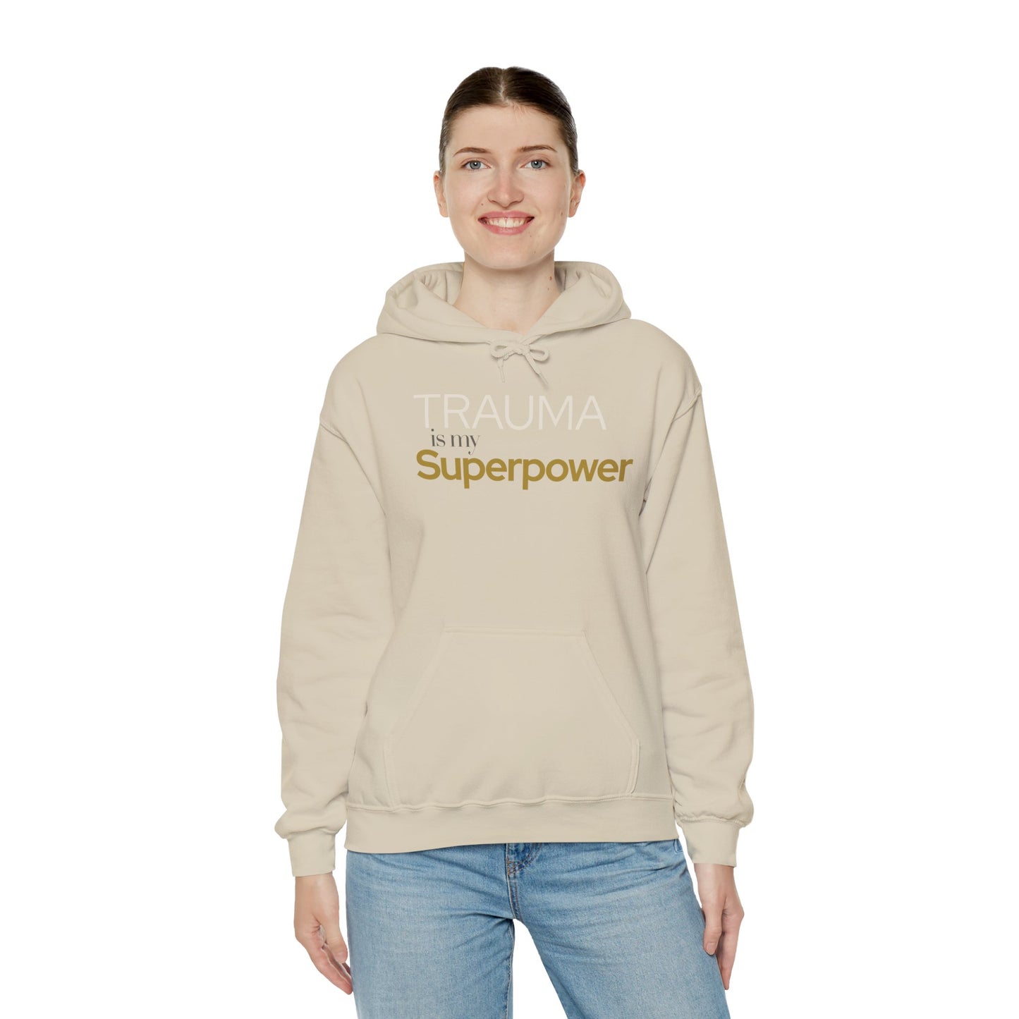 Trauma is my Superpower Gildan Unisex Hoodie