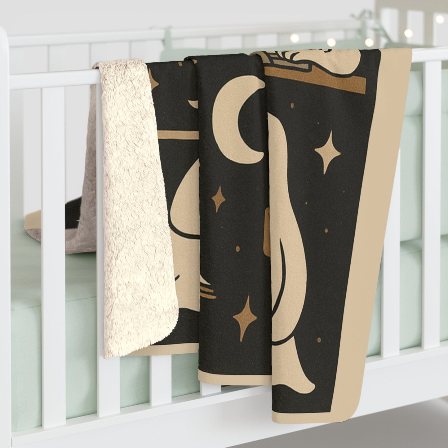 Ghost Routine Sherpa Fleece Blanket – Cozy Spooky Season Throw, Trans-Seasonal Comfort, 50"x60" or 60"x80"