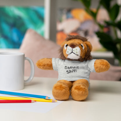 8" Funny Stuffed Animal Gift for Adults, Cute Plush Toy, Humor Bear, Sarcastic Gifts, Quirky Decor, Comfort Toy with Quote